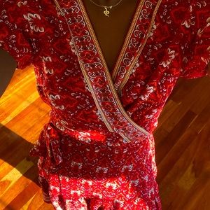 This is a light wrap dress of of Amazon. It very comfy and lightly used.